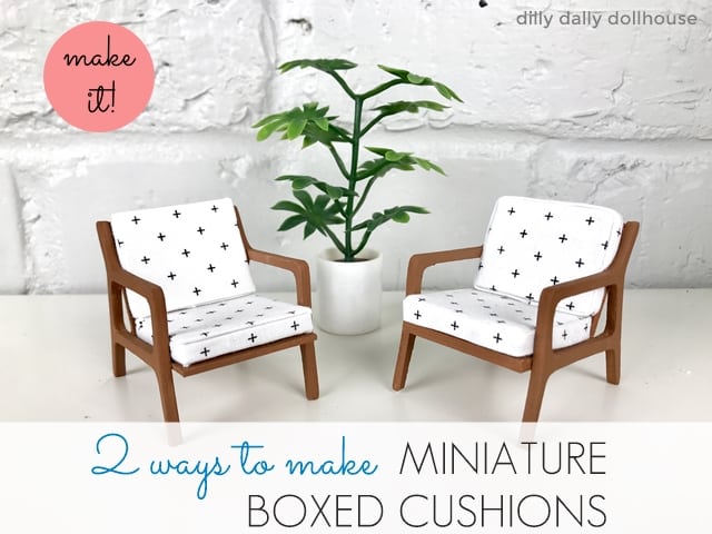 MCM Miniature Dining Table ALEX (Tutorial + SVG) - dilly dally dollhouse